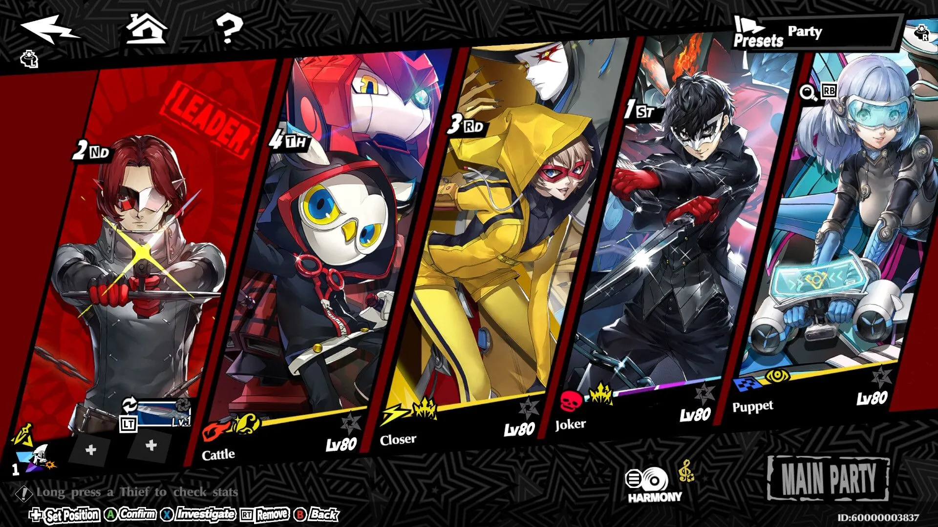 Giao diện người dùng của Persona5: The Phantom X, hiển thị các yếu tố monetization và pop-up quảng cáo.