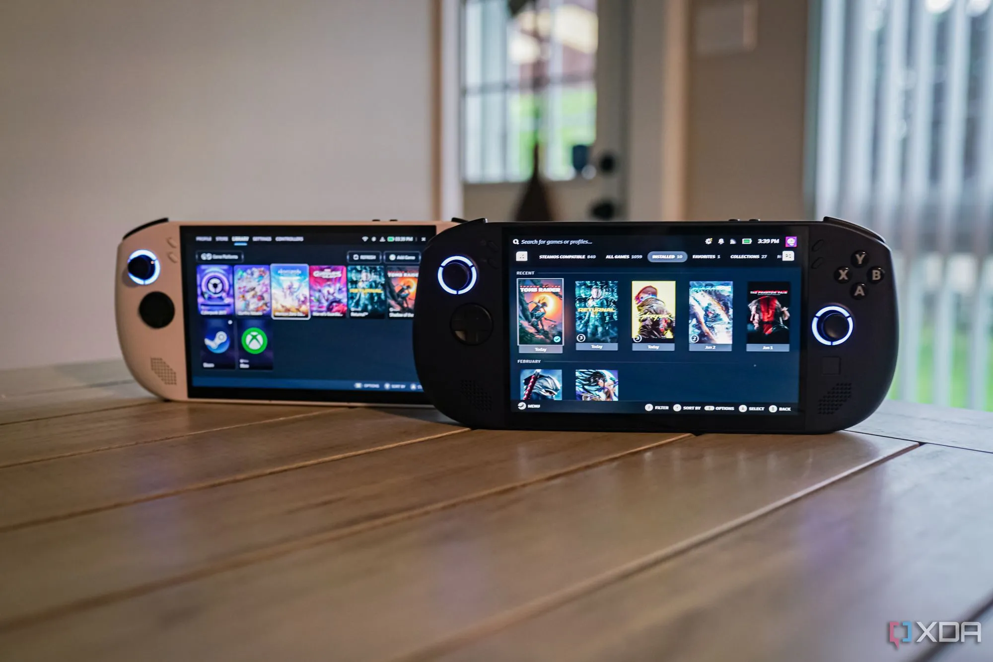 Giao diện người dùng SteamOS trực quan trên thiết bị chơi game cầm tay Legion Go S