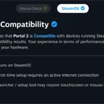 Giao diện thông báo về khả năng tương thích SteamOS mới từ blog phát triển của Valve
