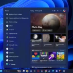 Giao diện tìm kiếm Windows 11 với nút Copilot bên cạnh hộp tìm kiếm