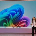 Giao diện tính năng Copilot Recall trên Windows 11 hiển thị dòng thời gian hoạt động của người dùng.