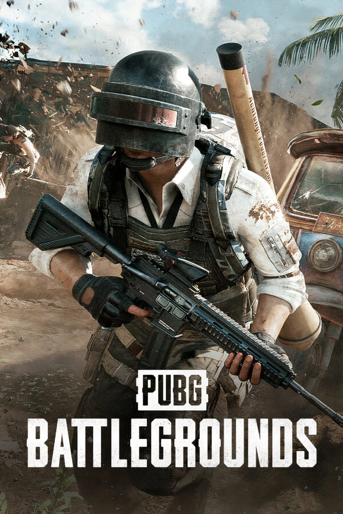 Giao diện tổng hợp cảnh hành động và thông tin về PUBG: Battlegrounds
