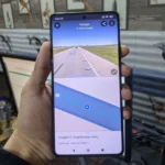 Giao diện ứng dụng Google Maps hiển thị tính năng Lịch sử dòng thời gian (Timeline) trên điện thoại Poco F5, nơi lưu trữ dữ liệu di chuyển của người dùng.