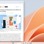 Giao diện Windows 11 Widget hiển thị nguồn cấp tin tức MSN trực tiếp
