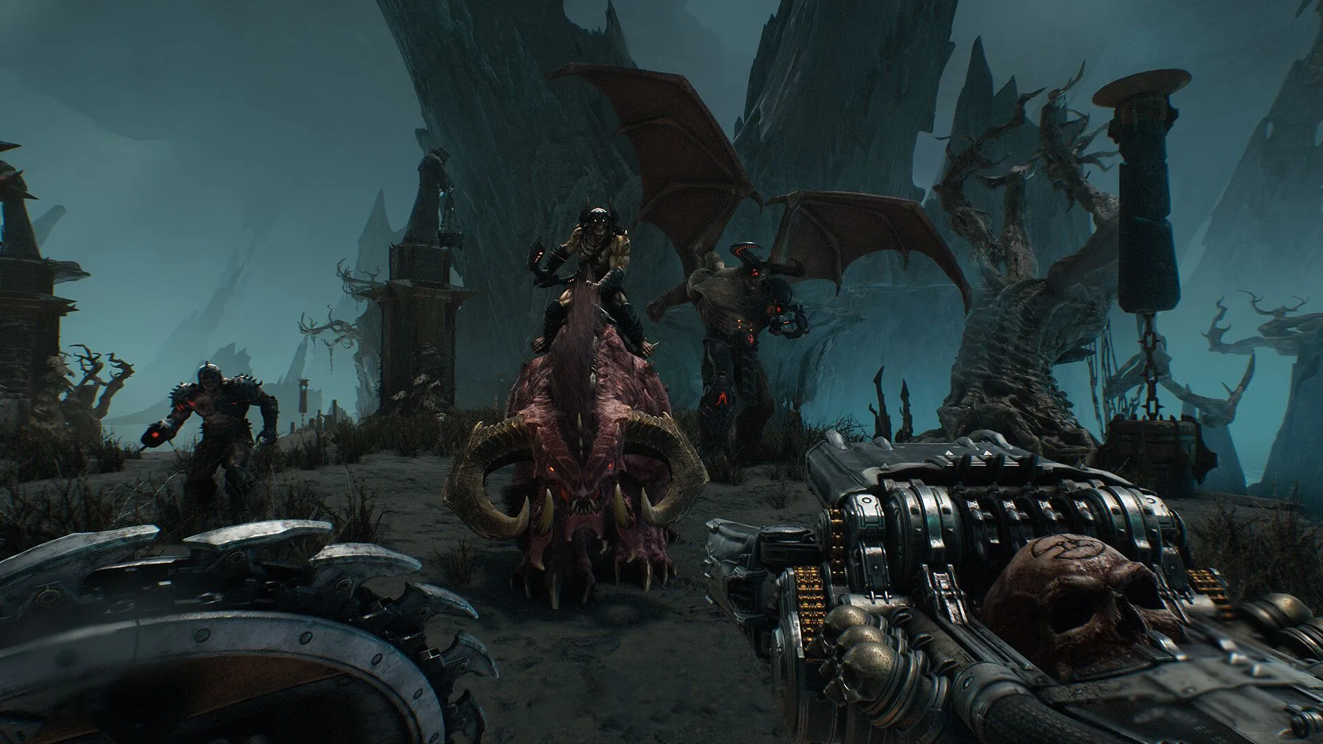 Góc nhìn cận cảnh về thiết kế giáp trụ và vũ khí mới của Doom Slayer