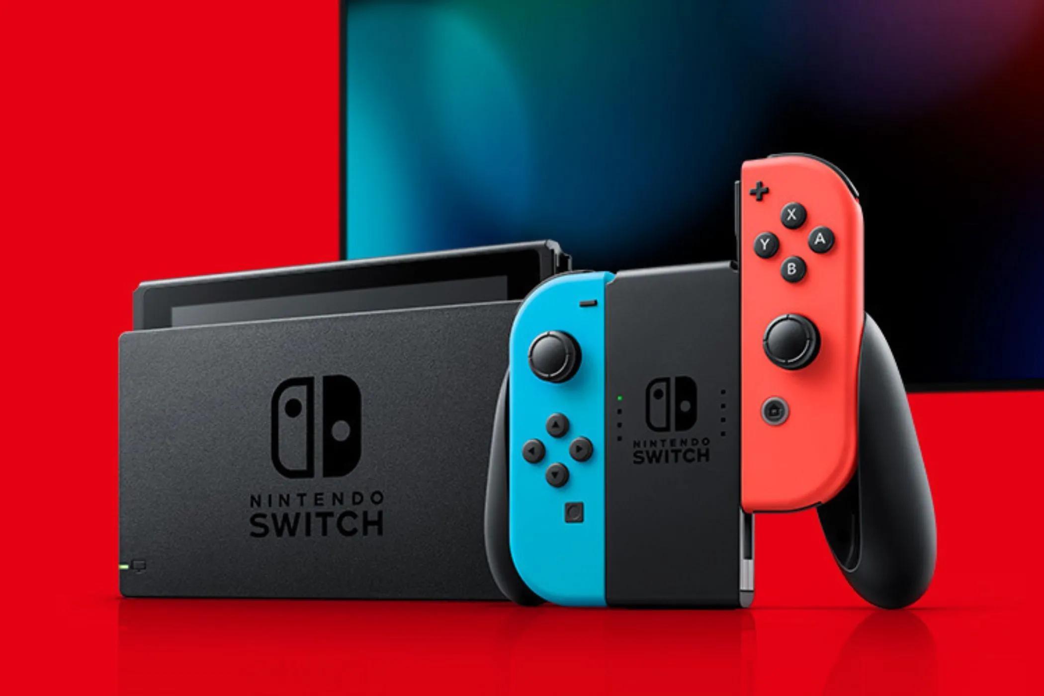 Hệ máy Nintendo Switch cùng màn hình TV, minh họa hệ thống theo dõi thời gian chơi game hiện tại.