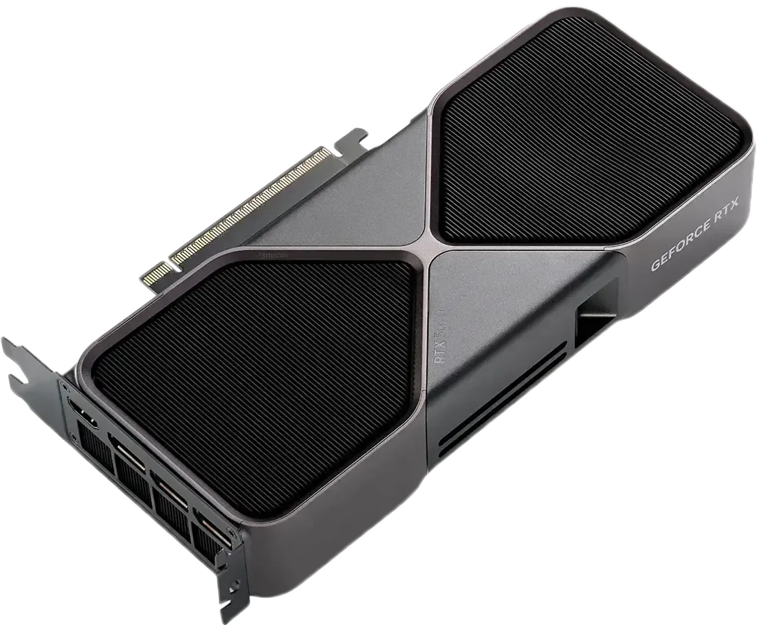 Hình ảnh card đồ họa Nvidia GeForce RTX 5070 Founder's Edition với thiết kế tản nhiệt kép