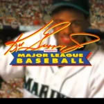 Hình ảnh cầu thủ đánh bóng chày trong game Ken Griffey Jr. Presents Major League Baseball trên SNES
