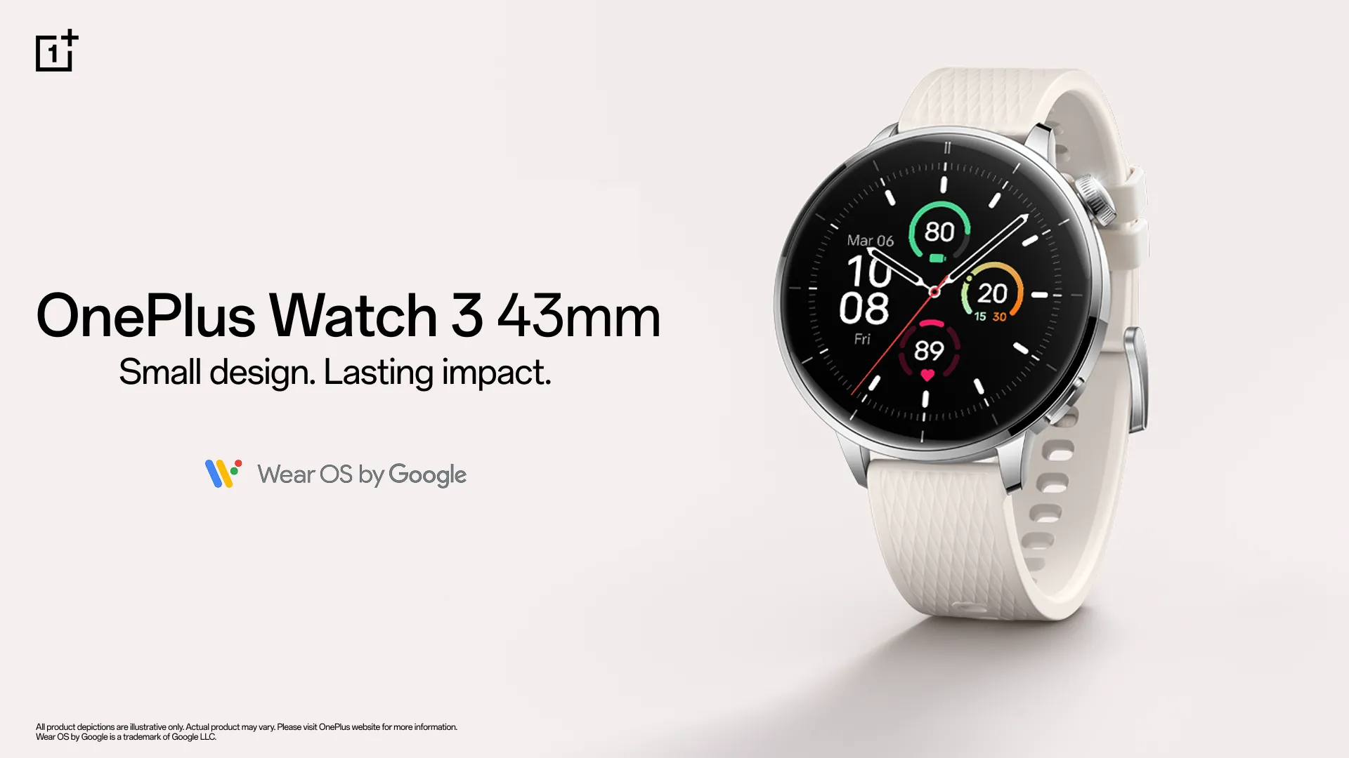 Hình ảnh đồng hồ thông minh OnePlus Watch 3 phiên bản 43mm màu Silver Steel