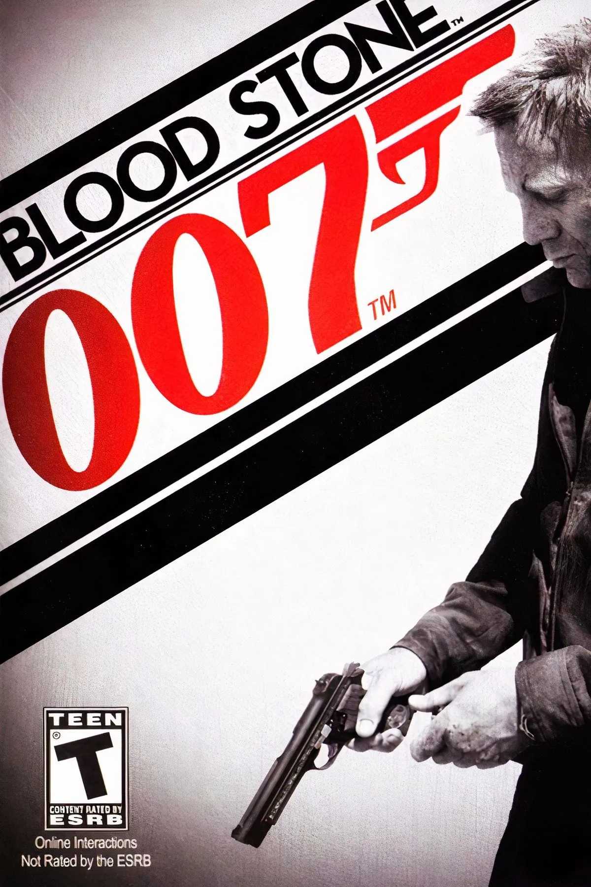 Hình ảnh gameplay James Bond 007: Blood Stone, thể hiện phân cảnh hành động của đặc vụ 007 Daniel Craig trong một môi trường đô thị.
