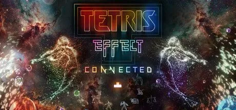 Hình ảnh gameplay rực rỡ của Tetris Effect: Connected - Biểu tượng game giải đố.
