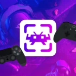 Hình ảnh logo RetroArch với hai tay cầm chơi game, biểu tượng cho nền tảng giả lập game đa năng và dễ sử dụng.