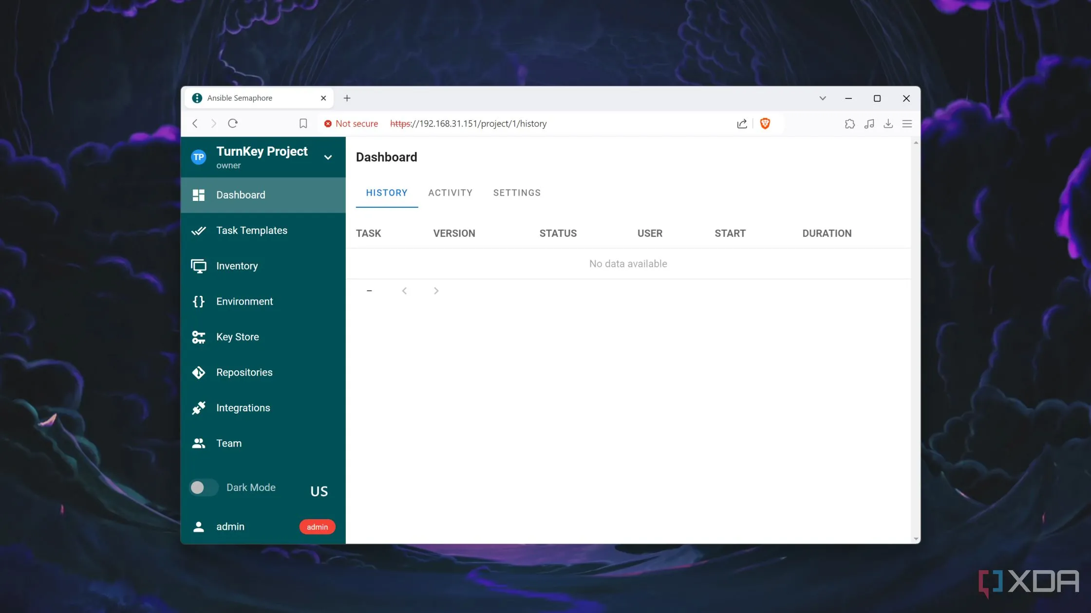 Hình ảnh minh họa container Ansible chạy bên trong Proxmox, thể hiện khả năng tự động hóa triển khai ứng dụng trên máy ảo Windows 11 với Chocolatey.