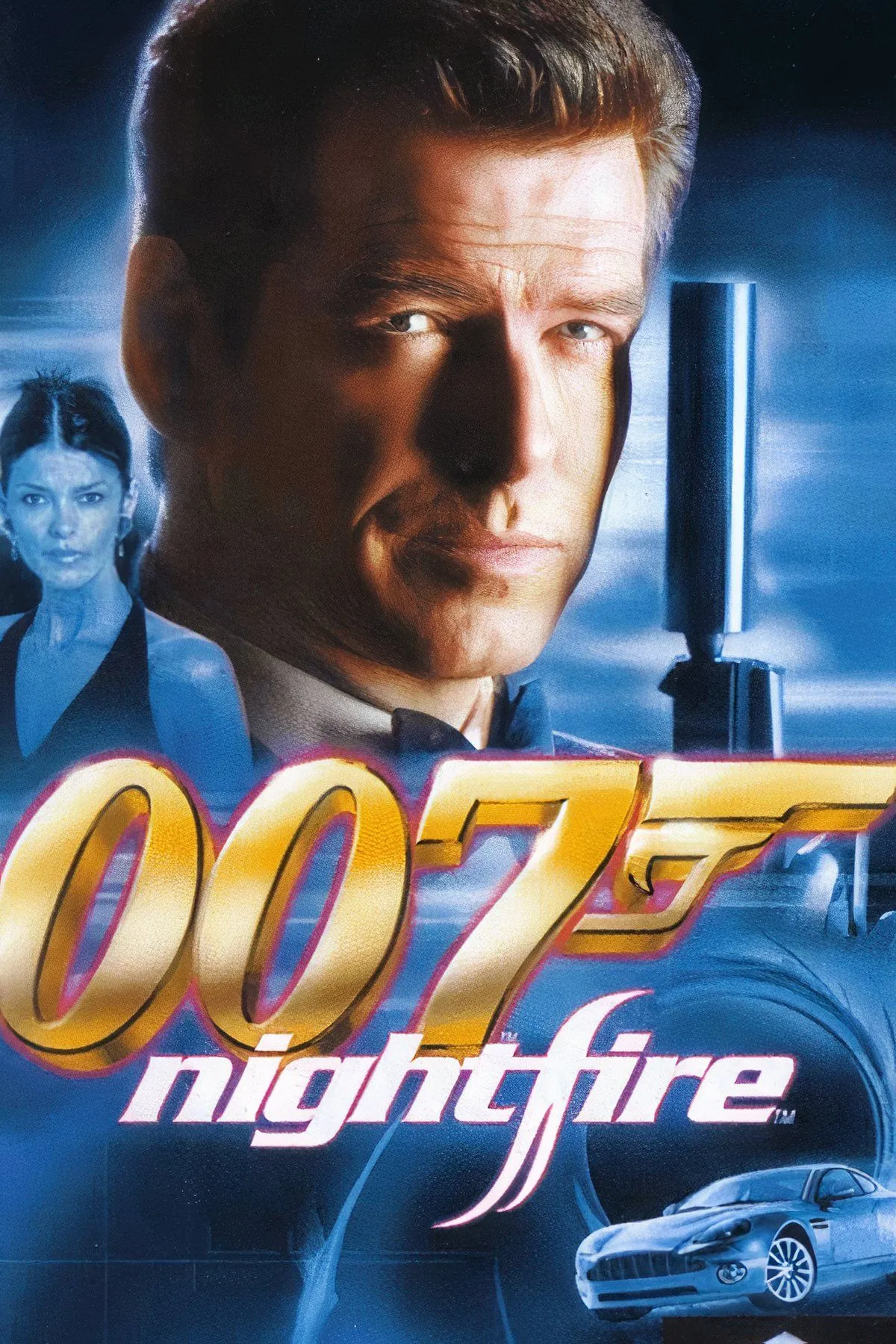 Hình ảnh nhân vật James Bond (Pierce Brosnan) trong game James Bond 007: Nightfire, một tựa game hành động điệp viên đặc sắc trên các hệ máy console.