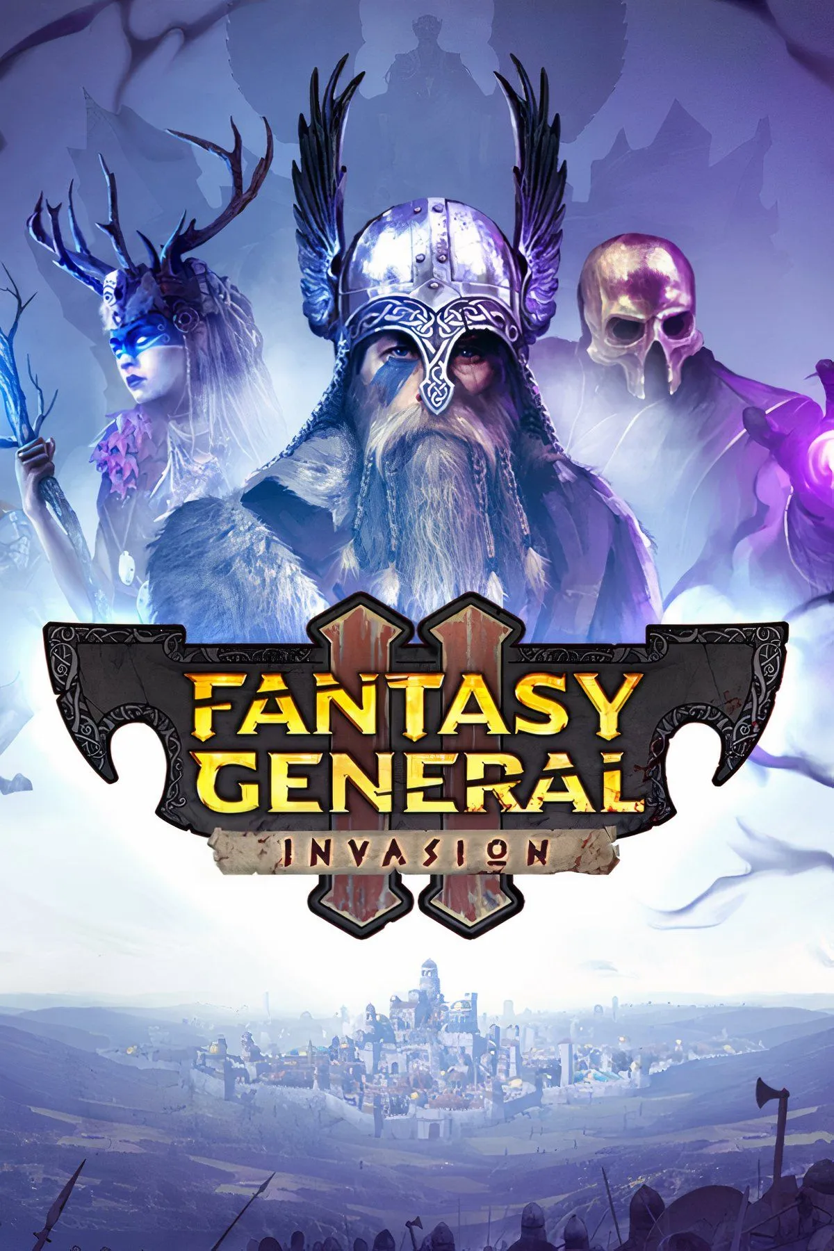 Hình ảnh tổng hợp gameplay và giao diện game Fantasy General II đang được miễn phí trên Steam.