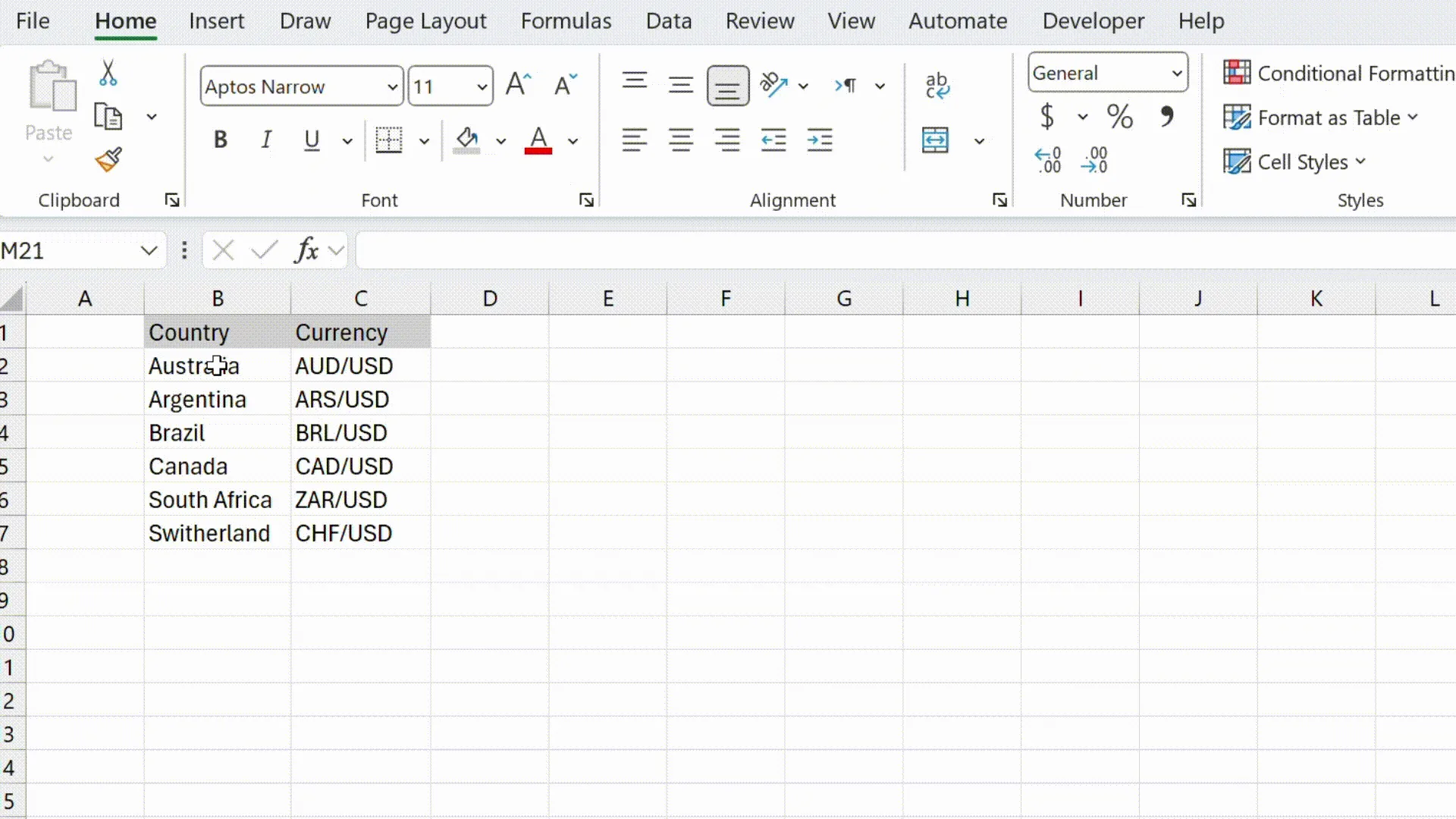 Hoạt ảnh minh họa biểu tượng dữ liệu mới trong thanh công thức Microsoft Excel, hiển thị rõ ràng loại dữ liệu chứng khoán và địa lý.