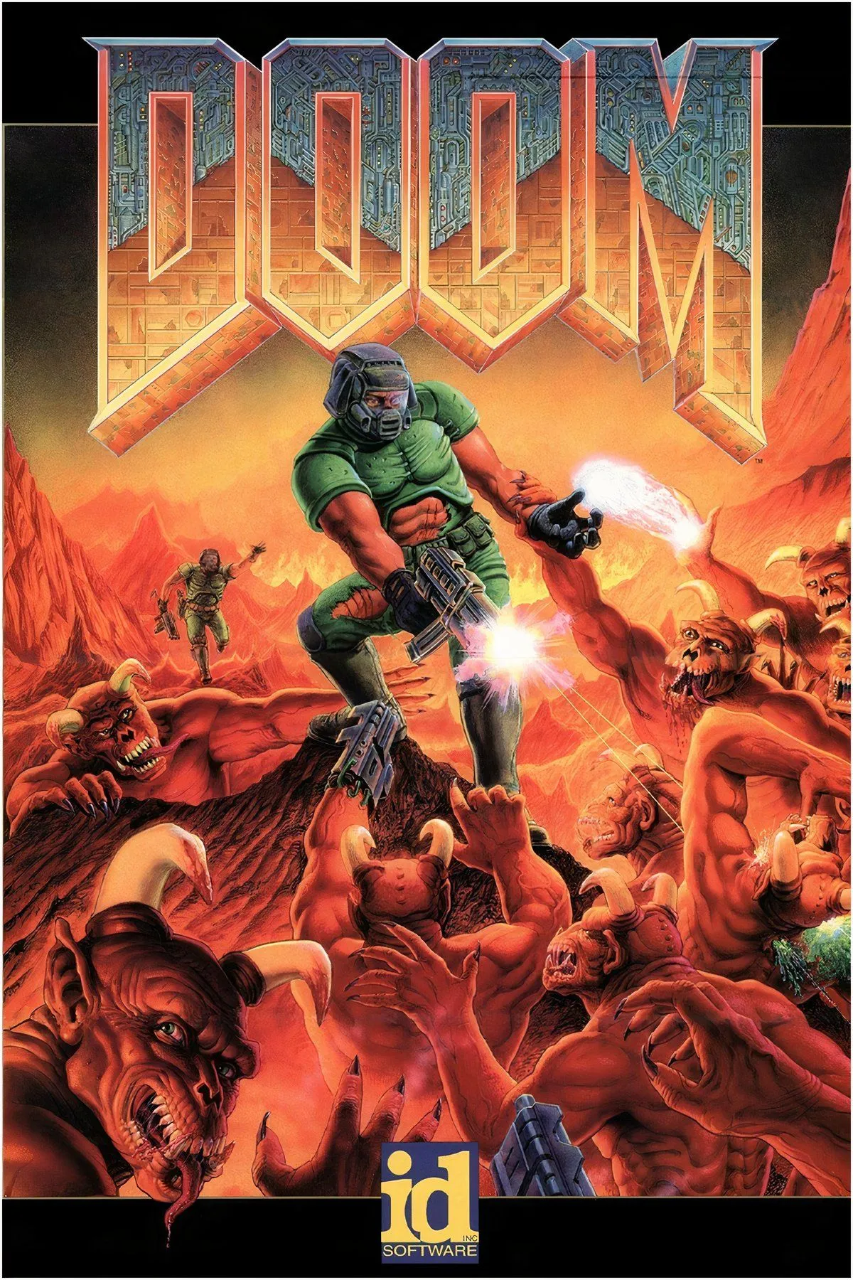 Hộp dài (Long Box) của game Doom trên PlayStation 1, một trong những phiên bản quý hiếm