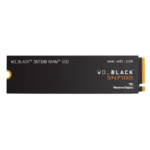 Hộp ổ cứng SSD M.2 NVMe WD_BLACK SN7100 4TB với thiết kế màu đen.