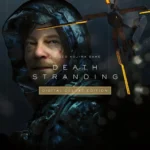 Hộp sản phẩm game Death Stranding 1 với hình ảnh nhân vật Sam Porter Bridges