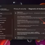 Hướng dẫn tắt dữ liệu chẩn đoán trong Cài đặt Windows 11 để tăng cường quyền riêng tư