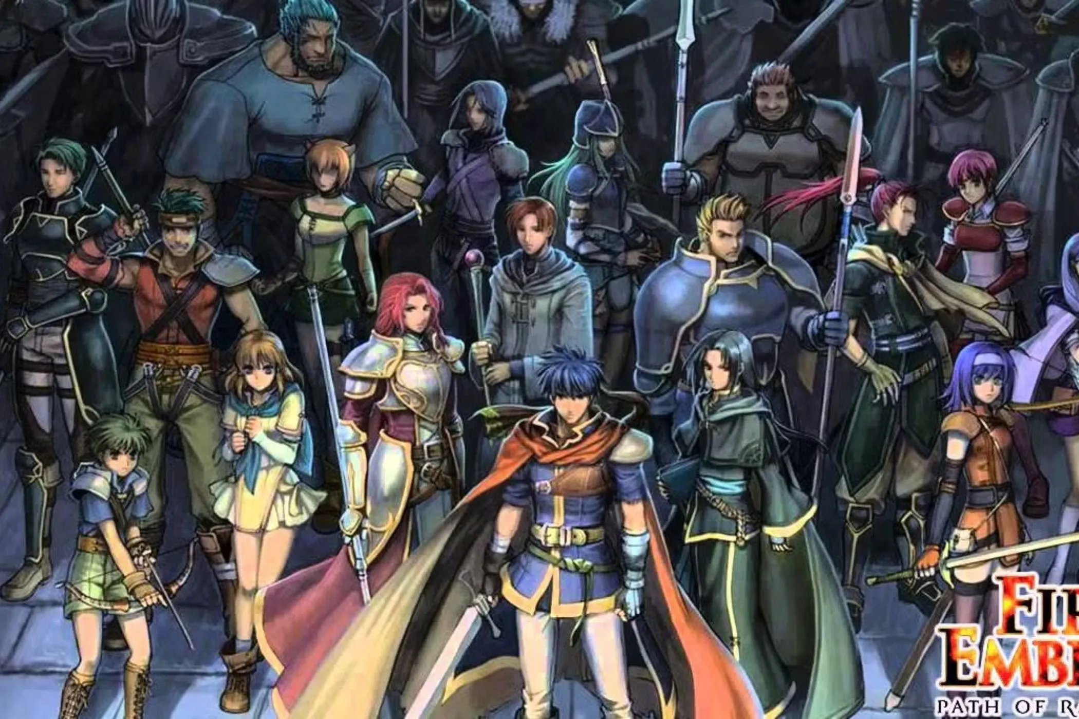 Ike và dàn nhân vật chính Fire Emblem Path of Radiance