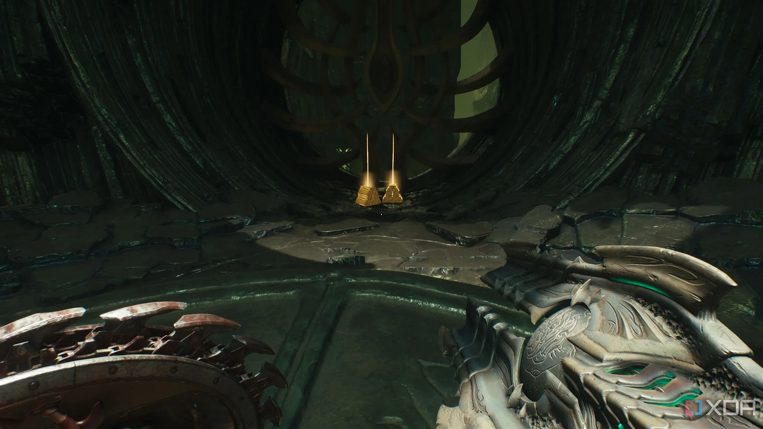 Kho vàng trong khu vực bí mật 1 của Chương 15 game Doom: The Dark Ages.