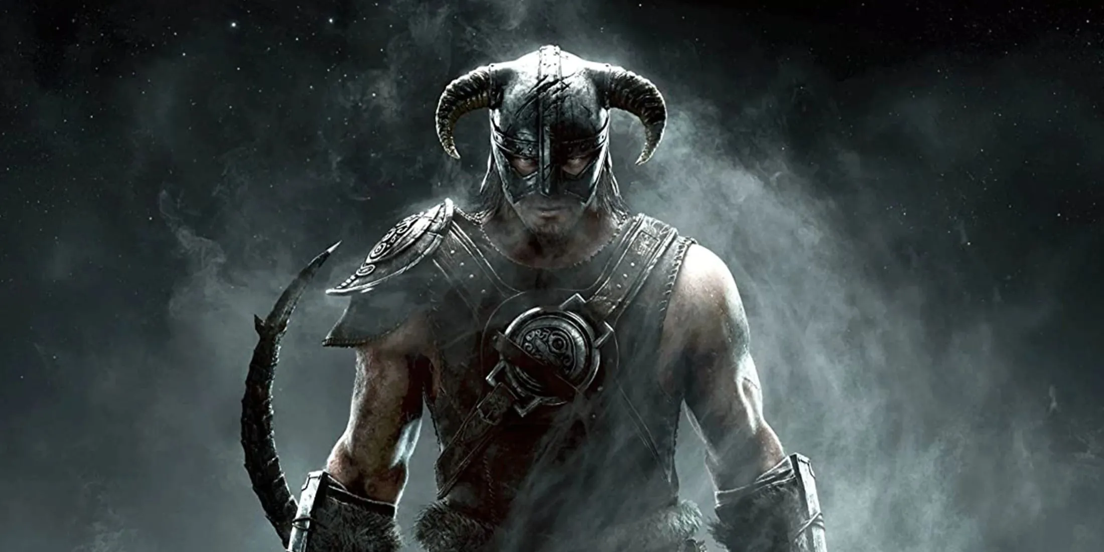 Khung cảnh tuyết phủ hùng vĩ của Skyrim, thể hiện thế giới mở rộng lớn và nhập vai sâu sắc của tựa game RPG kinh điển.