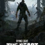 Kyle Crane trong game Dying Light The Beast, cầm súng và cận chiến zombie trong bối cảnh thành phố hoang tàn.