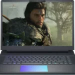 Laptop gaming Alienware 16 Area-51 tổng thể thiết kế độc đáo từ góc nhìn trước