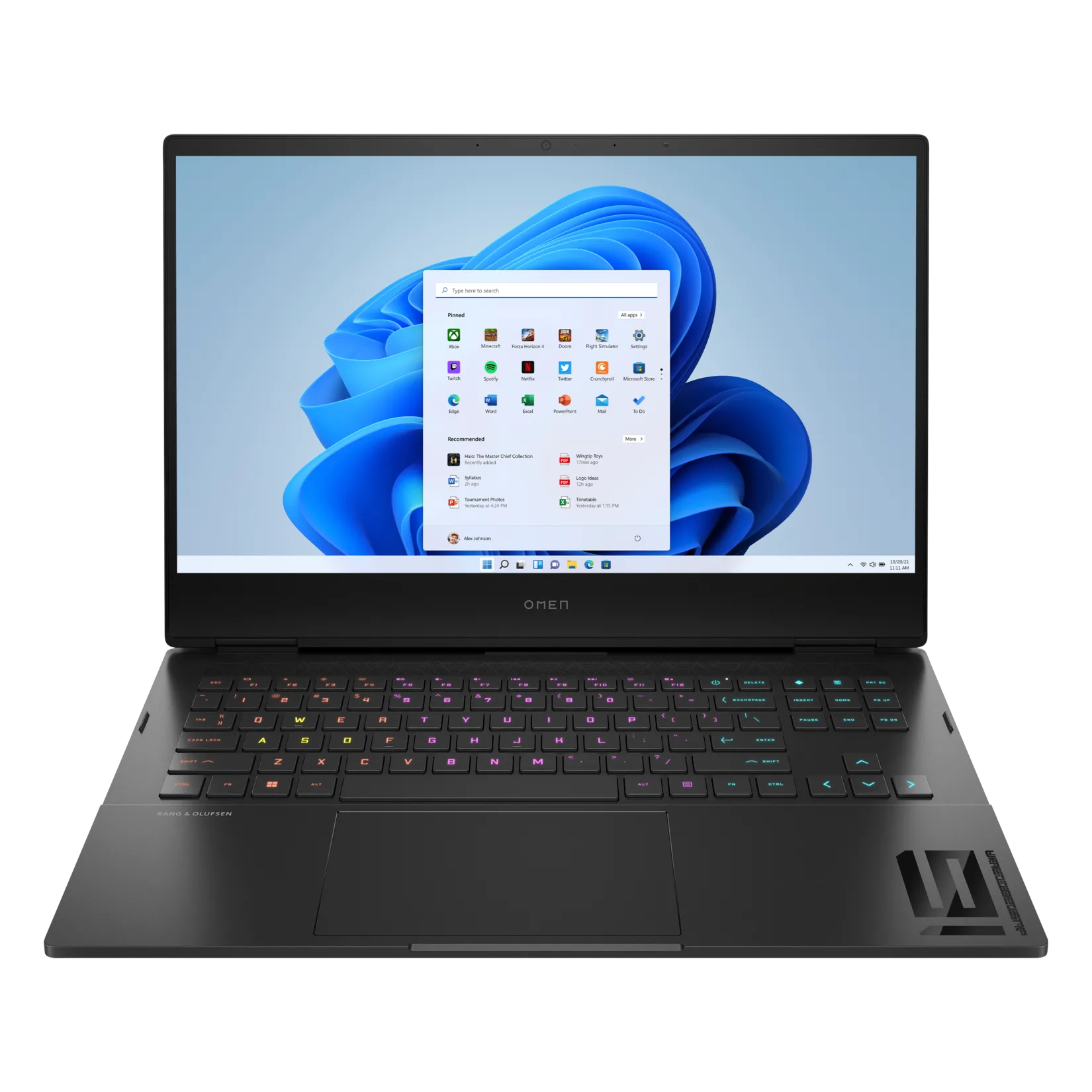 Laptop gaming HP Omen 16 phiên bản Intel Core i7 và RTX 4060 màu đen sang trọng.