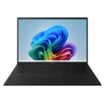 Laptop LG Gram 17 màu đen trên nền trắng, nổi bật với màn hình lớn và thiết kế mỏng nhẹ.