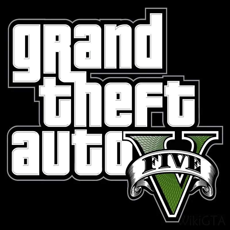 Logo game Grand Theft Auto V - Tựa game thế giới mở sandbox khổng lồ.