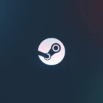 Logo Steam trên nền màu gradient tượng trưng cho một nền tảng chơi game PC phổ biến nhưng không phải duy nhất.