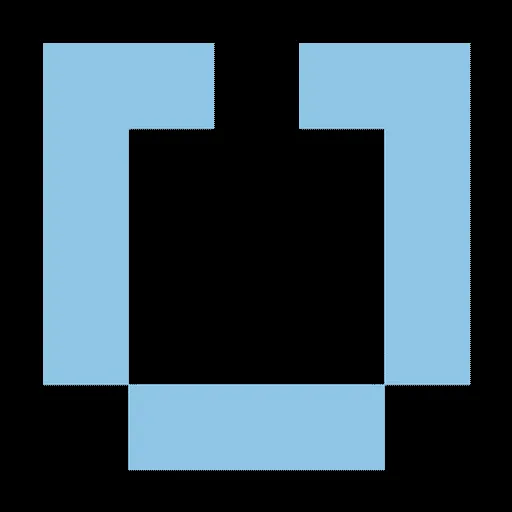 Logo ứng dụng Bug.n, trình quản lý cửa sổ lát gạch mã nguồn mở.