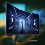 Màn hình chơi game Samsung 34 inch Odyssey G5 cong siêu rộng hiển thị hình ảnh không gian