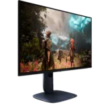 Màn hình gaming Alienware AW2725Q QD-OLED đen với thiết kế tối giản.