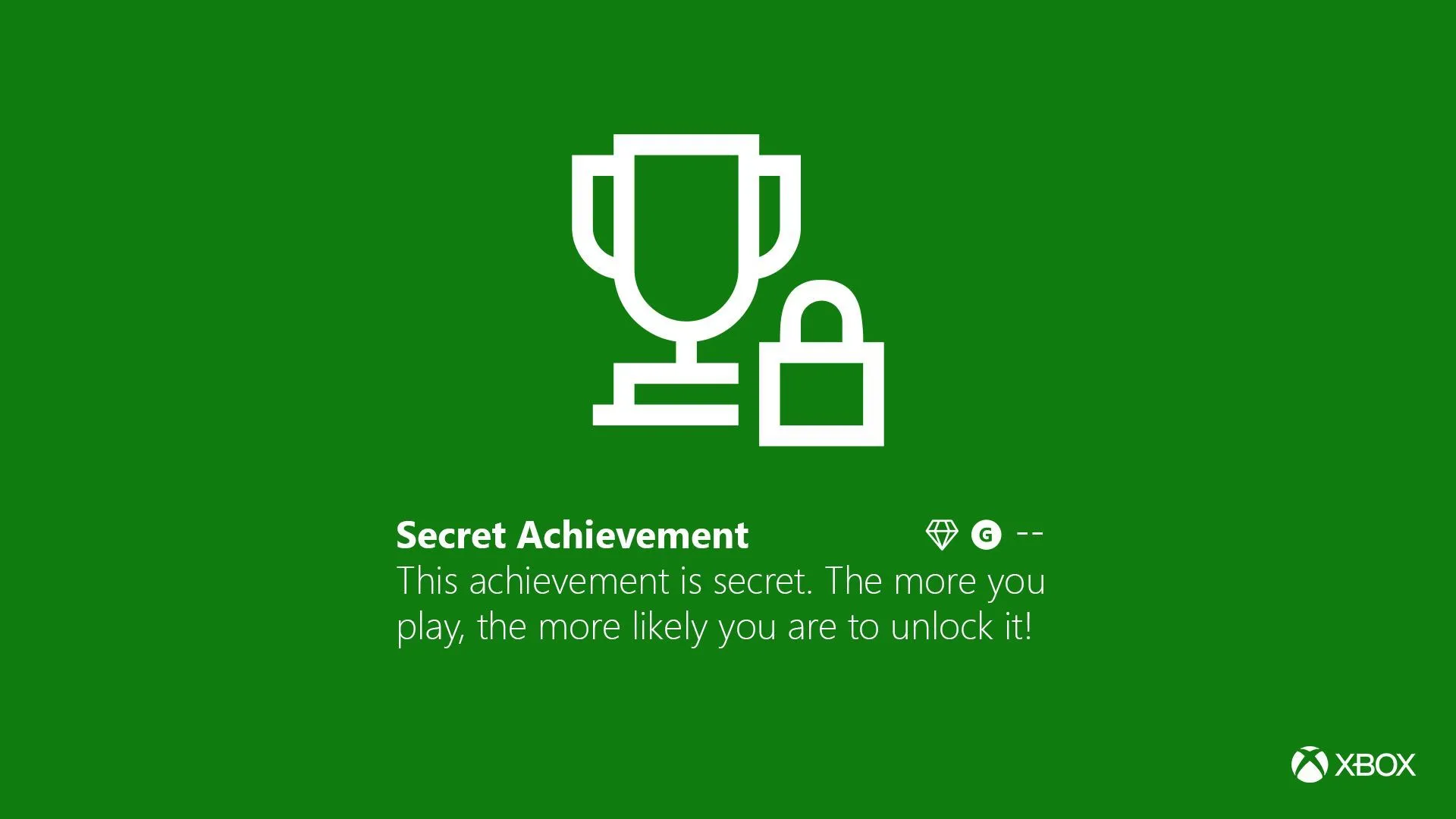 Màn hình hiển thị thông báo &quot;Secret Achievement&quot; (Thành tích Bí mật) trên Xbox, nhấn mạnh sự thiếu minh bạch trong hệ thống thành tích hiện tại.