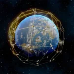 Minh họa mạng vệ tinh quanh Trái Đất thông qua Iridium Communications.