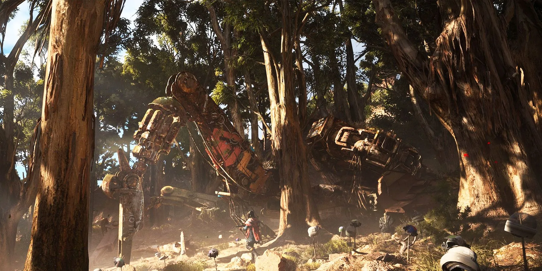 Một cỗ máy ARC khổng lồ trong ARC Raiders, là mối đe dọa chính mà người chơi phải đối mặt.