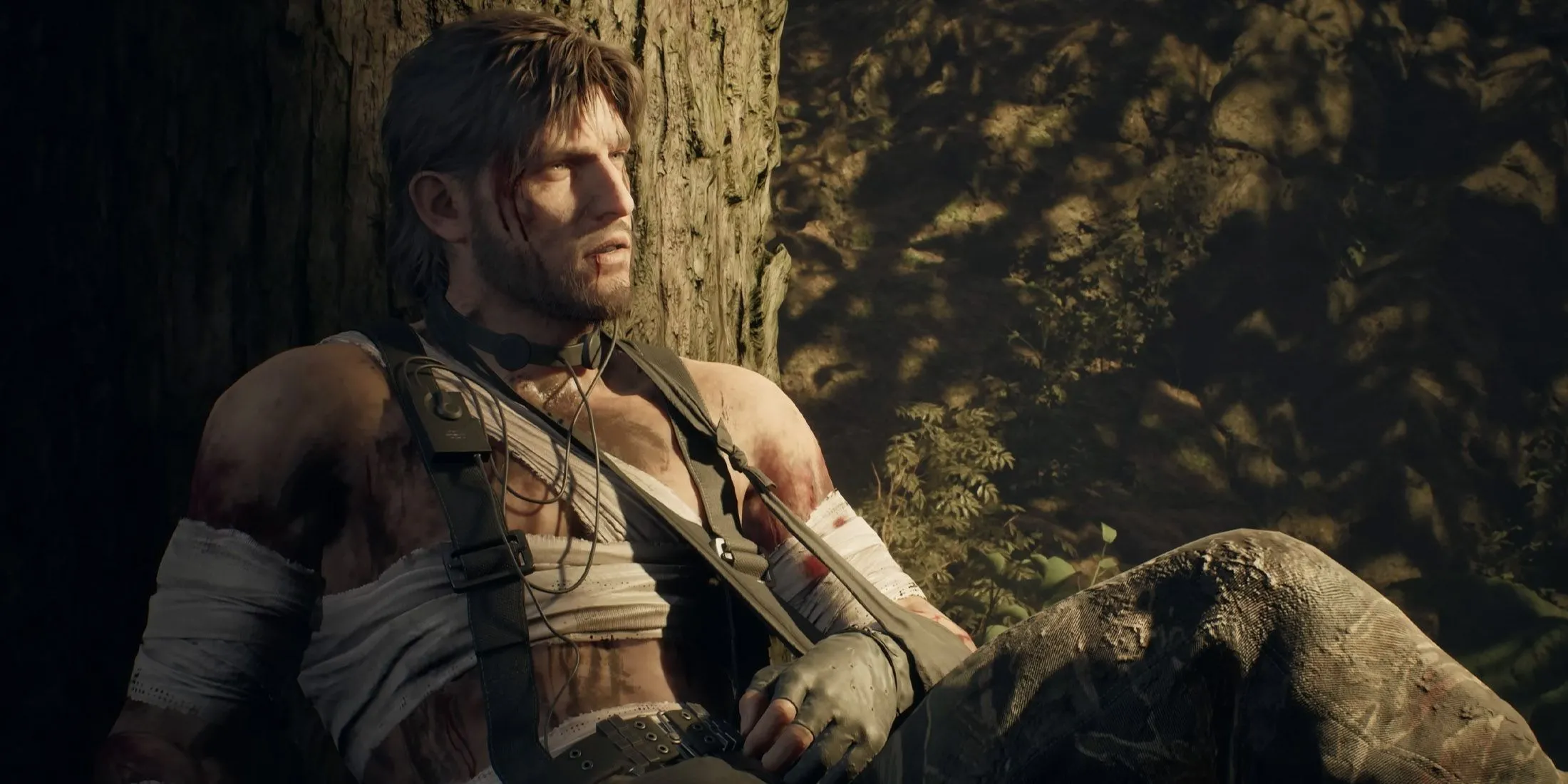Naked Snake trong bộ đồ chiến thuật đặc trưng của mình