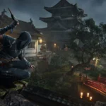 Naoe thực hiện pha ám sát hoàn hảo với Hidden Blade trong Assassin's Creed Shadows