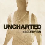 Nathan Drake trong cảnh hành động kịch tính trên tàu hỏa đổ nát trong Uncharted 2: Among Thieves, biểu tượng của game phiêu lưu hành động.