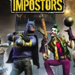 Người chơi trong trang phục fan Batman và Joker chiến đấu trong game Gotham City Impostors trên Xbox 360