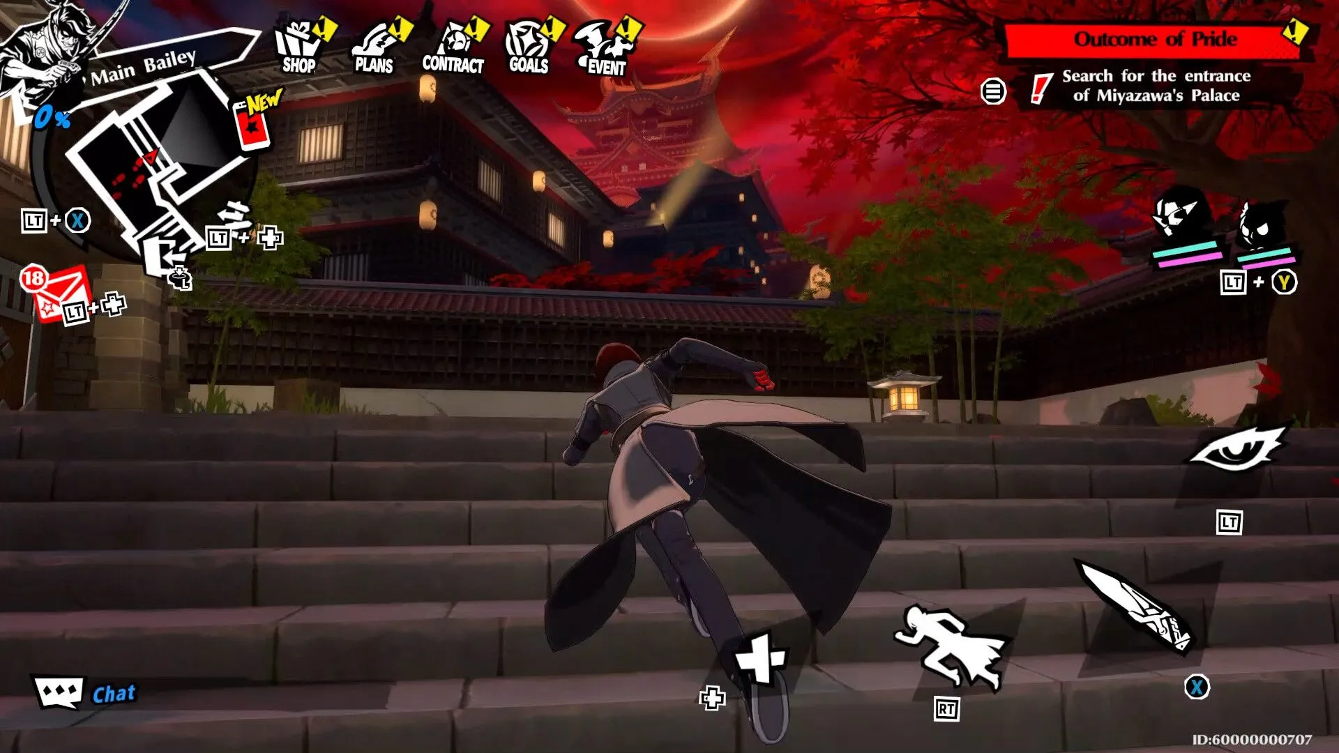 Nhân vật chính khám phá Palaces (hầm ngục) được thiết kế ấn tượng trong Persona5: The Phantom X.