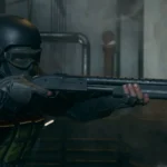 Nhân vật điều khiển trong Call of Duty Black Ops 6 beta với súng trường và trang bị chiến đấu.