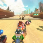 Những tay đua đa dạng trong Mario Kart World đang tranh tài trên đường đua Nintendo Switch 2