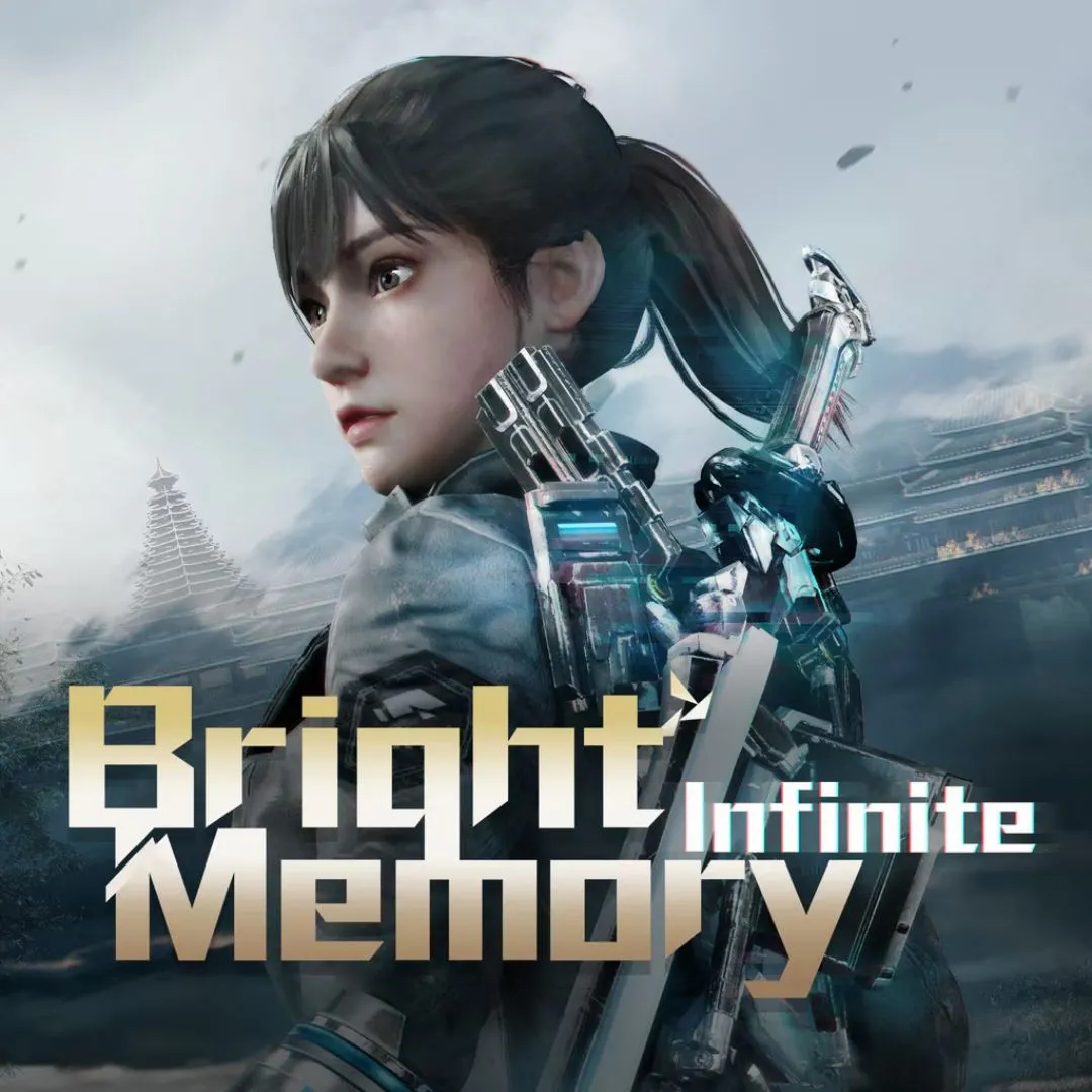 Nữ nhân vật chính Sybil trong pha hành động mãn nhãn của game bắn súng góc nhìn thứ nhất Bright Memory: Infinite, nổi bật với đồ họa cực kỳ chi tiết.