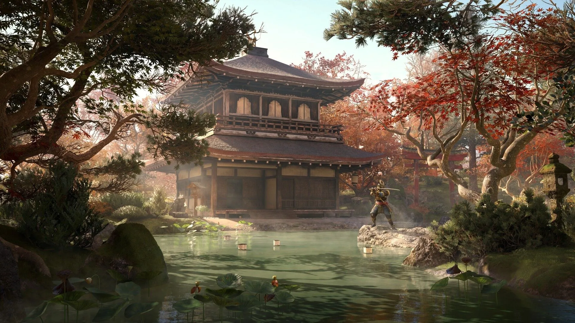 Nữ Shinobi Naoe ẩn mình trong Assassin's Creed Shadows