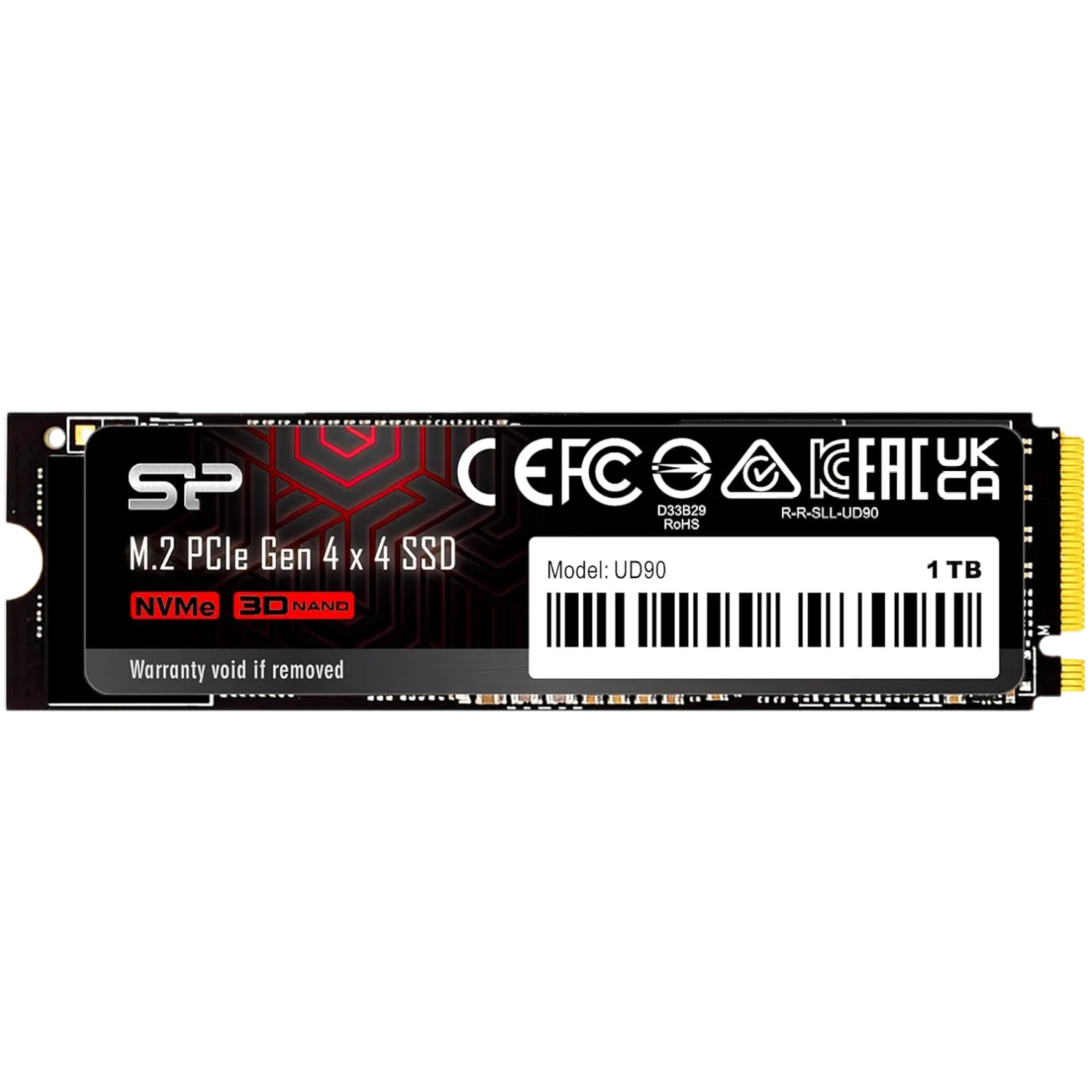 Ổ cứng SSD NVMe Silicon Power UD90 màu đen
