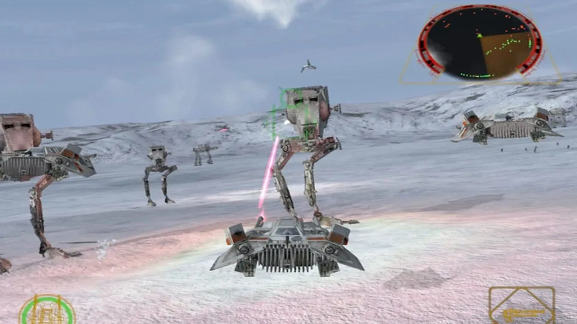Phi thuyền X-Wing trong trận chiến trên không của game Star Wars Rogue Squadron II: Rogue Leader